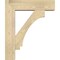 Ekena Millwork Imperial Block Rough Sawn Bracket w/ Offset Brace, Douglas Fir, 8"W x 30"D x 36"H BKT0806X30X36IMP05RDF - alternate 3